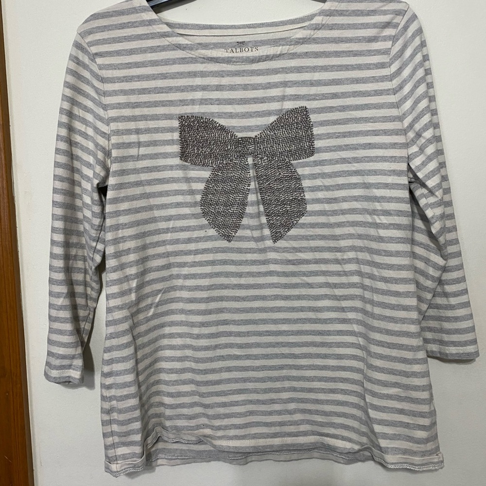 Medium Talbots 3/4 length sleeve shirt